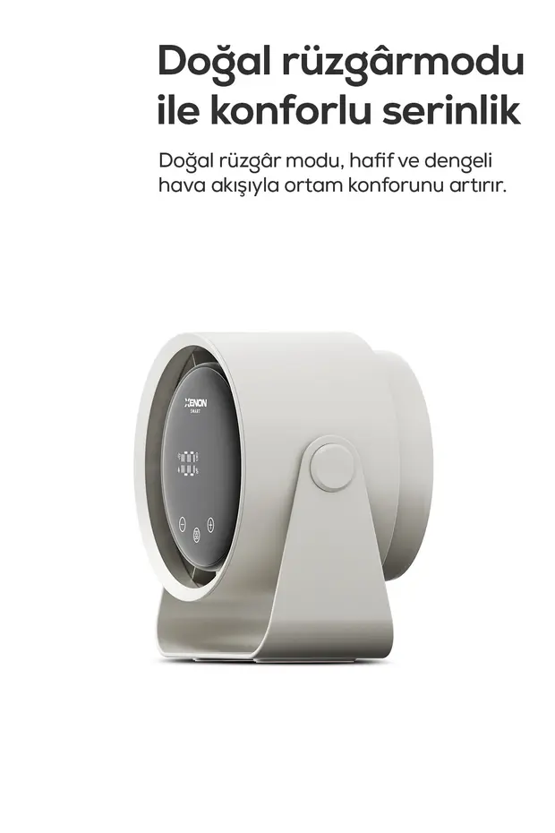 Taşınabilir Masaüstü Fanı | 100 Kademe Kontrol, Şarjlı, Dokunmatik Ekran, 2000mAh, USB-C (X6113) Taşınabilir Masaüstü Fanı | 100 Kademe Kontrol, Şarjlı, Dokunmatik Ekran, 2000mAh, USB-C (X6113)